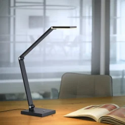 Paul Neuhaus LED-Tischleuchte 1flg grau^ Tischleuchten