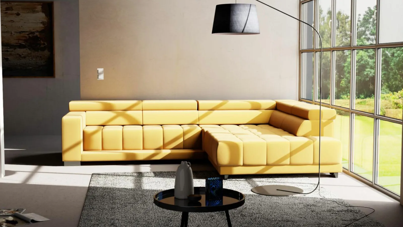 Polstergarnitur gelb^ Sofas & Couches