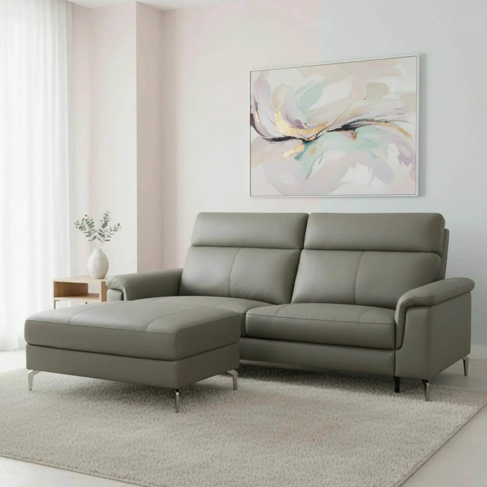 Polstergarnitur grau^ Sofas & Couches