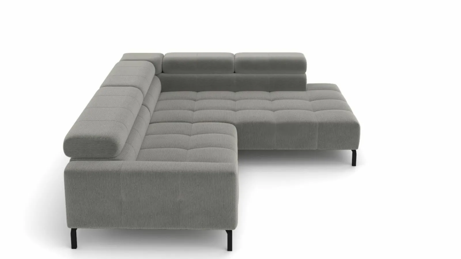 Sofas & Couches> Polstergarnitur grau