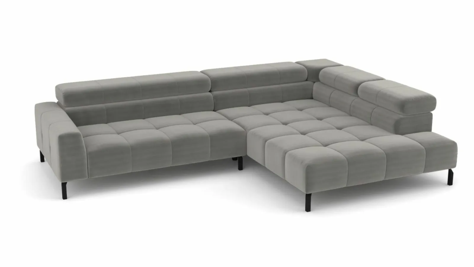 Sofas & Couches> Polstergarnitur grau