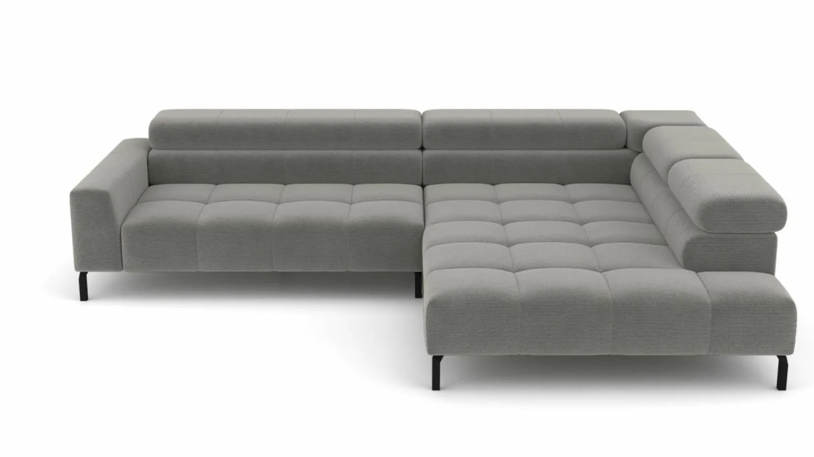 Sofas & Couches> Polstergarnitur grau