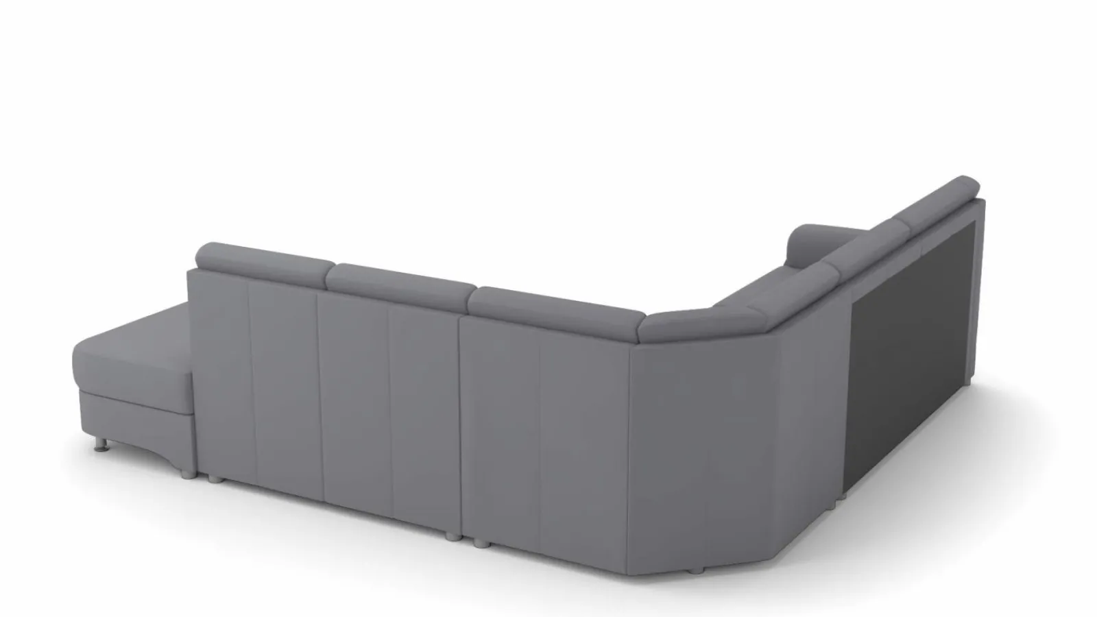 Sofas & Couches> Polstergarnitur grau