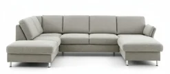 Polstergarnitur grau^ Sofas & Couches