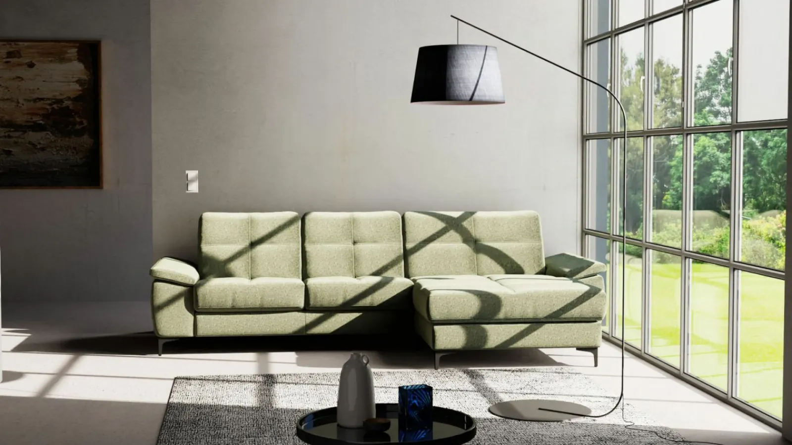 Polstergarnitur grün^ Sofas & Couches