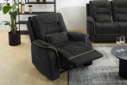 Sofas & Couches> Polstergarnitur schwarz