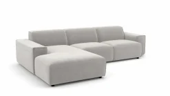 Polstergarnitur silberfarben^ Sofas & Couches