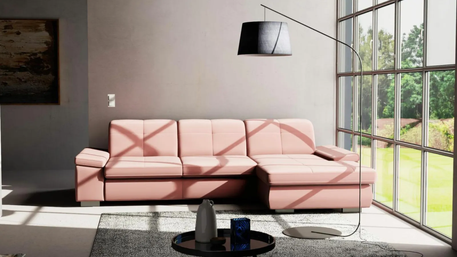 Polstergarnitur violett^ Sofas & Couches