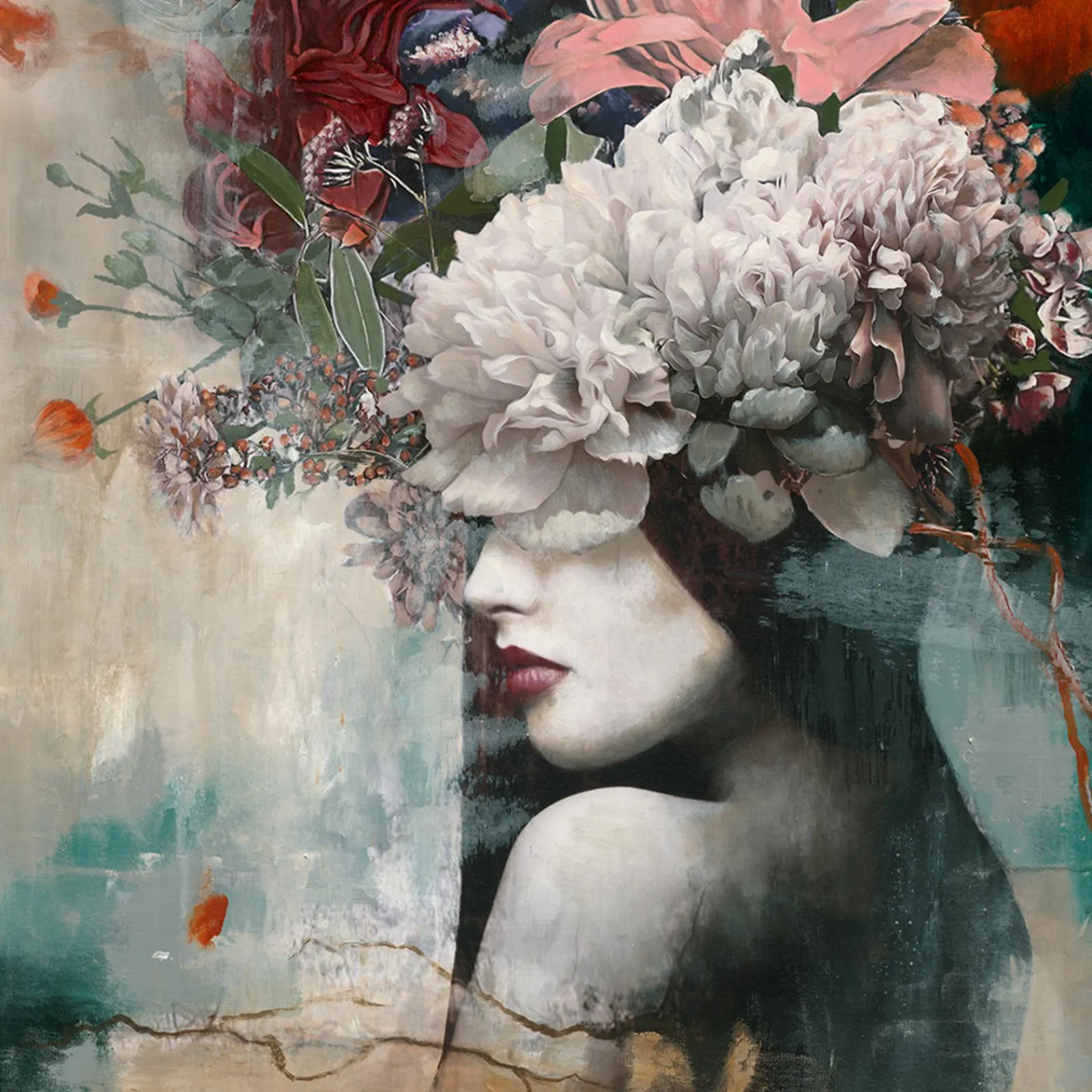 Wandbilder>Pro Art Original 40x40cm mehrfarbig