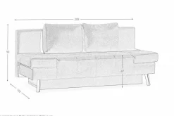 Sofas & Couches|Schlafsofas> Querschläfer rot