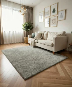 Ragolle Langflorteppich modern silberfarben^ Hochflorteppiche
