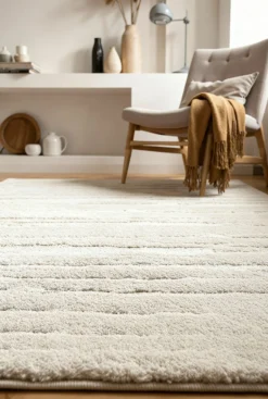 Ragolle Webteppich weiß^ Hochflorteppiche|Moderne Teppiche