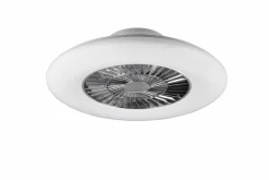 Pendelleuchten>Reality Leuchten Deckenventilator silberfarben