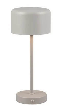 Reality Leuchten LED - Akku - Tischleuchte 1flg grau^ Tischleuchten