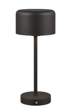 Reality Leuchten LED - Akku - Tischleuchte 1flg schwarz^ Tischleuchten