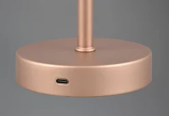 Tischleuchten>Reality Leuchten LED - Akku - Tischleuchte 1flg braun