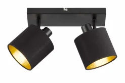 Spots>Reality Leuchten Strahler 2flg schwarz