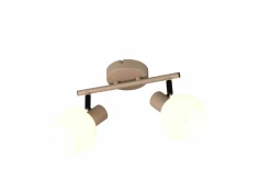 Reality Leuchten Strahler 2flg beige^ Spots