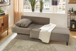 Recamiere mit Schlaffunktion grau^ Sofas & Couches