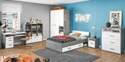 Komplettzimmer> Regal weiß