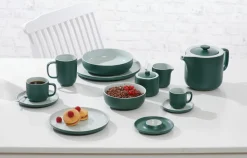 Ritzenhoff & Breker Espressountertasse 10,5cm grünweiß^ Tassen