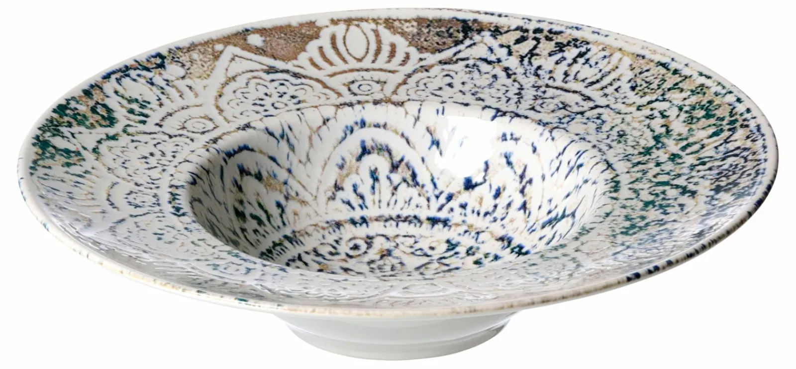 Ritzenhoff & Breker Gourmetteller 28cm beigeblaugrün^ Speiseteller