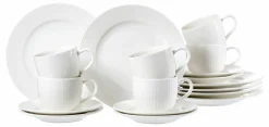 Geschirrsets>Ritzenhoff & Breker Kaffeegeschirr 18tlg. weiß