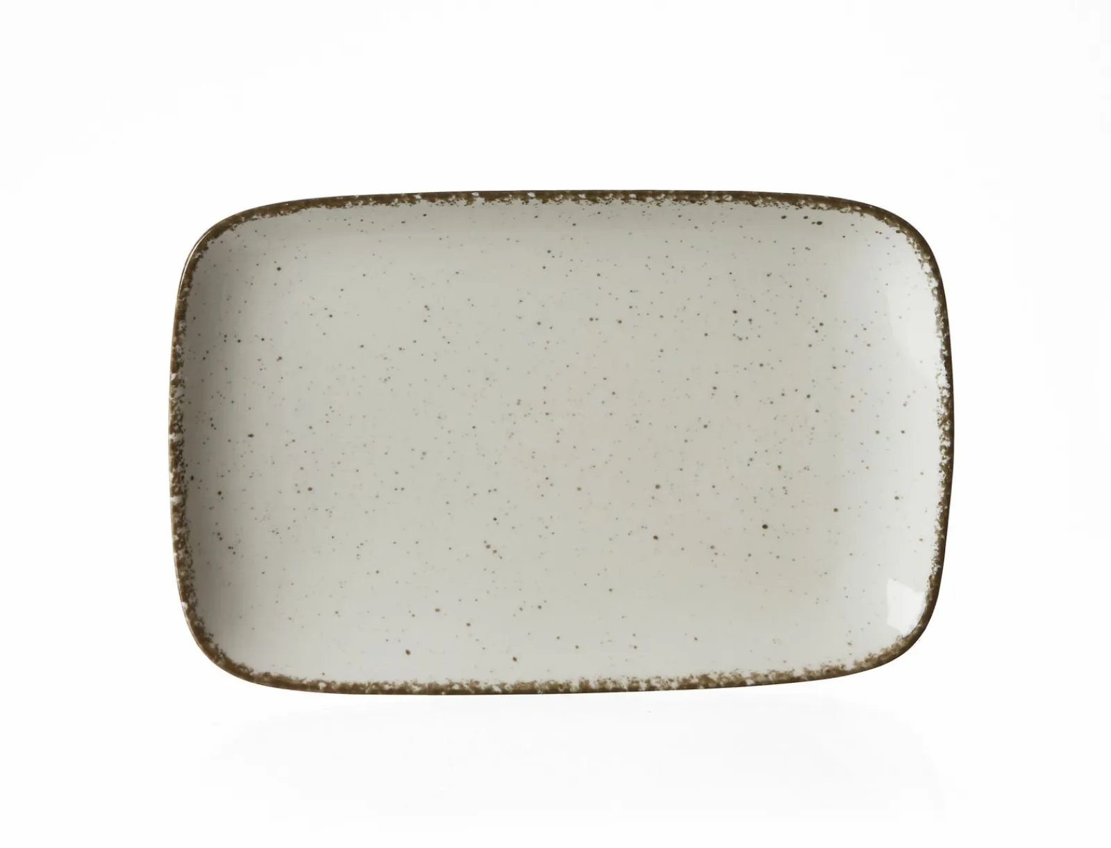 Serviergeschirr>Ritzenhoff & Breker Platte eckig 24x15,5cm beigebraun