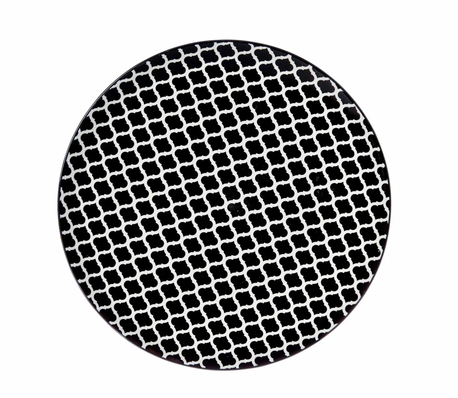 Dessertteller>Ritzenhoff & Breker Speiseteller 26,5cm weißschwarz
