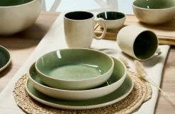 Dessertteller>Ritzenhoff & Breker Suppenteller 20cm beigegrün