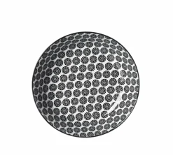 Suppenteller>Ritzenhoff & Breker Teller tief 20,5cm weißschwarz