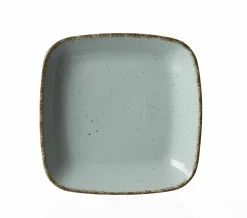 Ritzenhoff & Breker Teller tief eckig 22cm blaubraun^ Suppenteller
