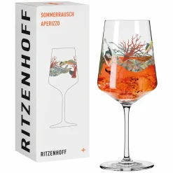 Ritzenhoff Cristal Aperitifglas 540ml grünrot^ Schnapsgläser