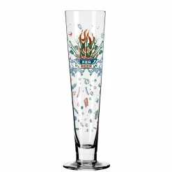 Ritzenhoff Cristal Bierglas 390ml rotblaubraungrün^ Biergläser