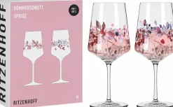 Gläsersets>Ritzenhoff Cristal 2er Aperitifglas 544ml pinkrotviolett