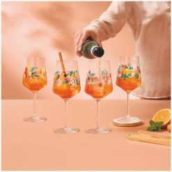 Ritzenhoff Cristal 4er Aperitifglas 544ml orangegelb^ Gläsersets