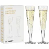 Ritzenhoff Cristal 2er Champagnerglas 205ml schwarzgoldfarben^ Gläsersets