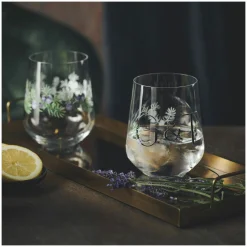 Ritzenhoff Cristal 2er Ginglas 710ml schwarzgrünviolett^ Schnapsgläser|Gläsersets