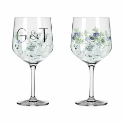 Ritzenhoff Cristal 2er Ginglas 710ml schwarzgrünviolett^ Schnapsgläser|Gläsersets