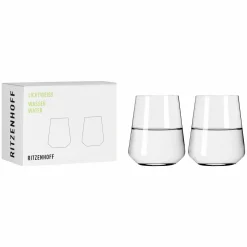 Gläsersets>Ritzenhoff Cristal 2er Wasserglas 510ml transparent