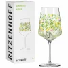 Longdrinkgläser>Ritzenhoff Cristal Hugoglas 544ml gelbpinkgrün