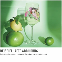 Longdrinkgläser>Ritzenhoff Cristal Hugoglas 544ml grünpink