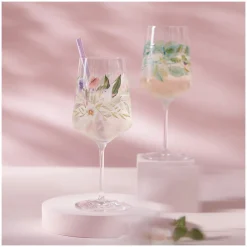 Longdrinkgläser>Ritzenhoff Cristal Hugoglas 544ml violettgrünrot