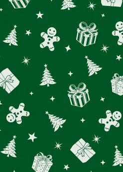 Küchenhandtücher>Ross Weihnachts-Geschirrtuch grün