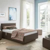 Polsterbetten|Betten>ruf Designbett braun