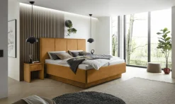 Polsterbetten|Betten>ruf Designbett braunorange