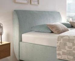 Polsterbetten|Betten>ruf Designbett grün