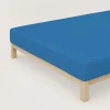 schlafgut Casual-Spannbettlaken blau^ Bettlaken