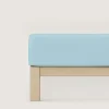 schlafgut Premium-Spannbettlaken blau^ Bettlaken