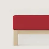 schlafgut Premium-Spannbettlaken rot^ Bettlaken